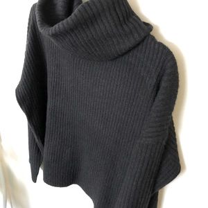 Black knit turtleneck